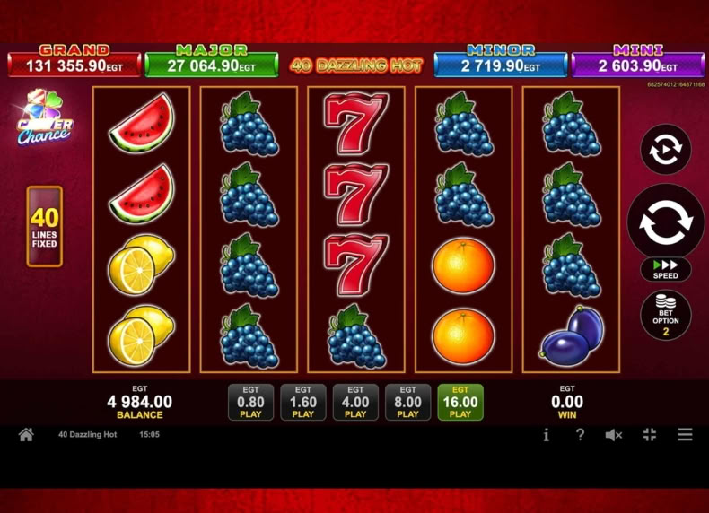 40 Dazzling Hot game - play for free