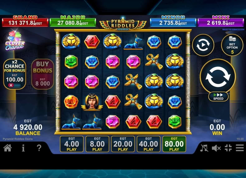 Pyramid Riddle Osiris game - play for free