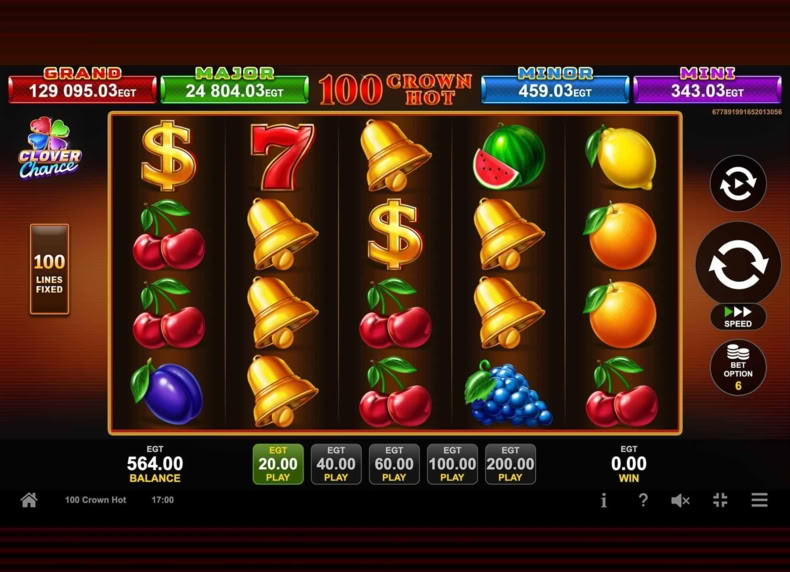 100 Crown Hot game - play for free