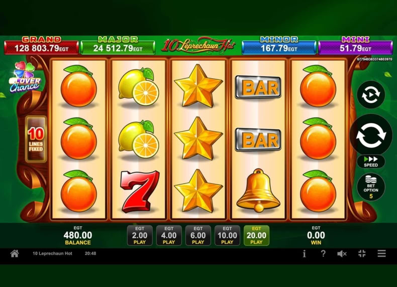 10 Leprechaun Hot game - play for free