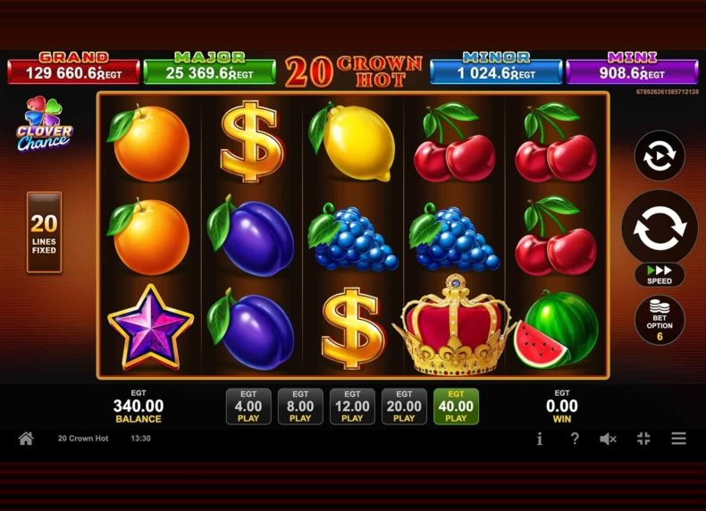 20 Crown Hot game - play for free
