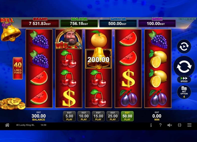 40 Lucky King Bell Link game - play for free