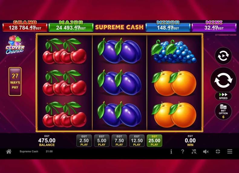 Supreme Cash game - play for free
