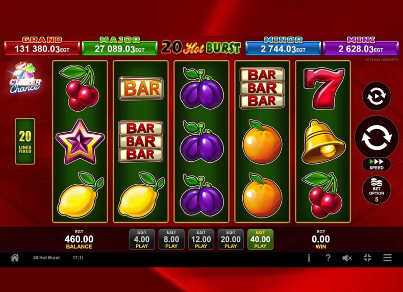 20 Hot Burst game - play for free
