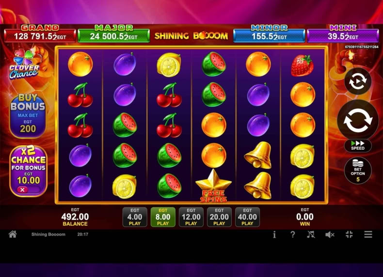 Shining Boooom game - play for free