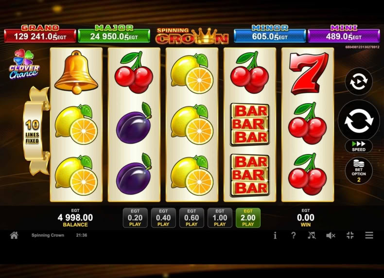 Spinning Crown game - play for free