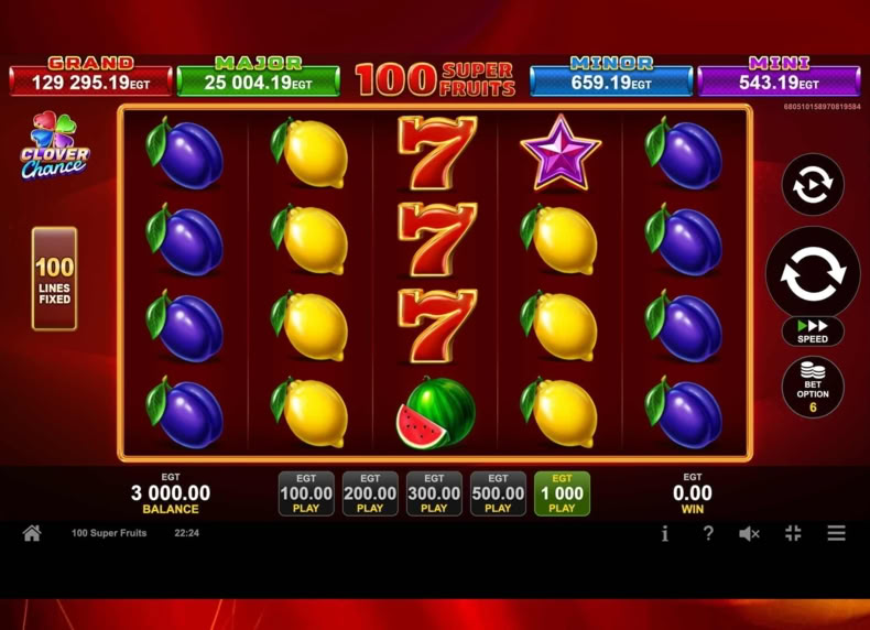 100 Super Fruits game - play for free