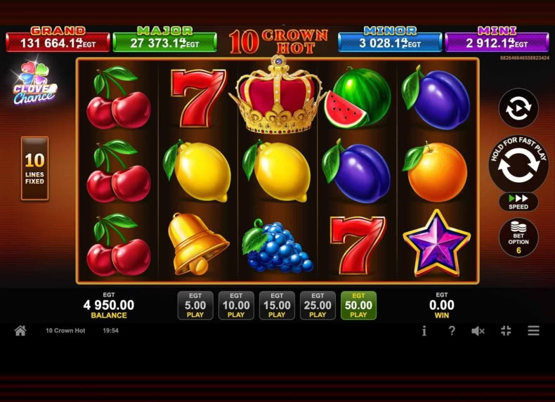 10 Crown hot game - play for free