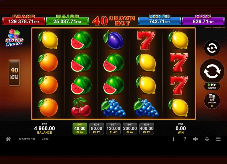 40 Crown hot game - play for free