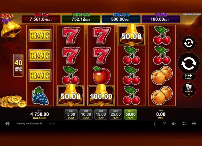 FLAMING HOT EXTREME BELL LINK game - play for free