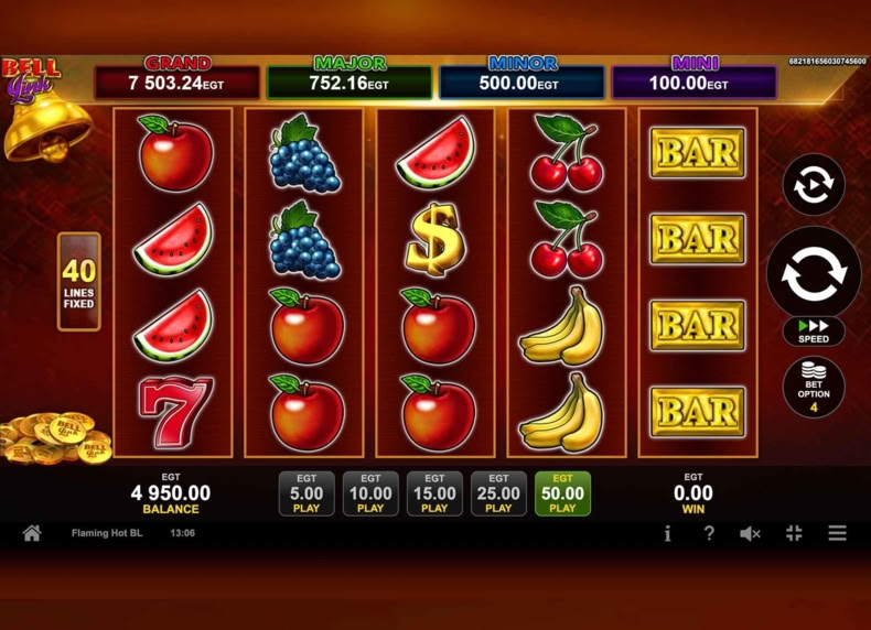 FLAMING HOT BELL LINK game - play for free