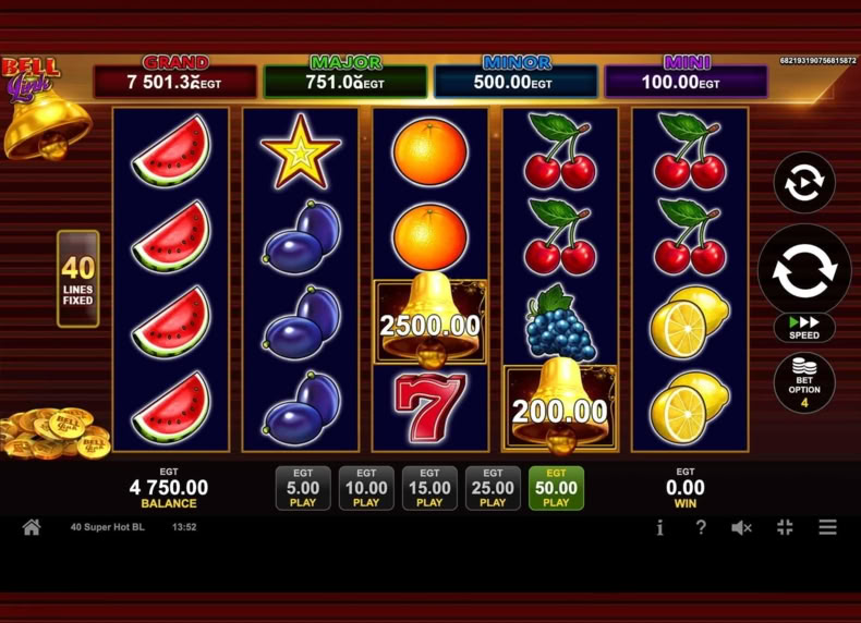 40 SUPER HOT BELL LINK game - play for free