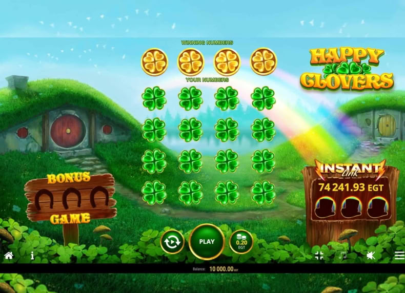 Happy Clovers game - play for free