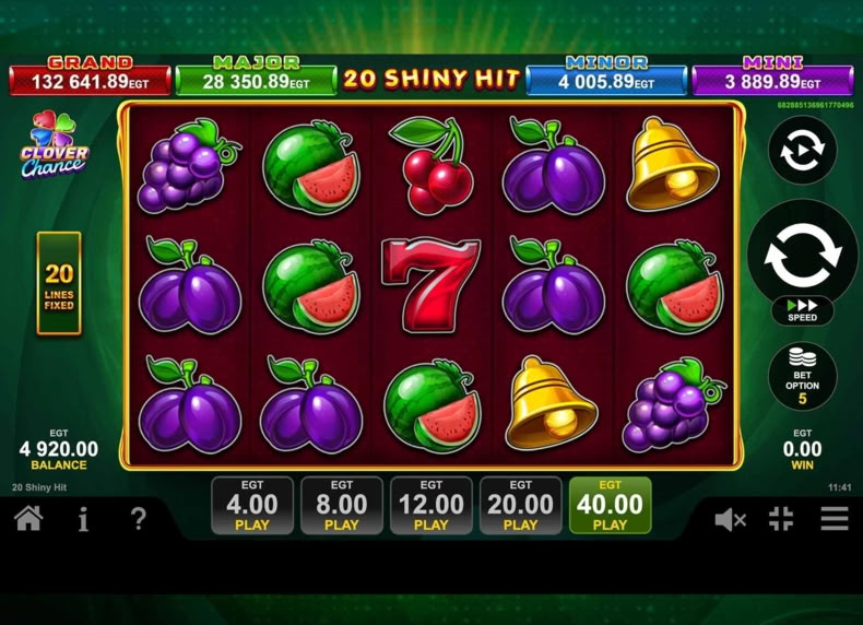 20 Shiny Hit game - play for free