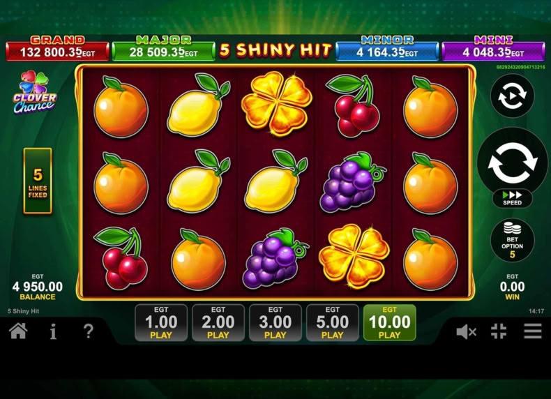 5 Shiny Hit game - play for free