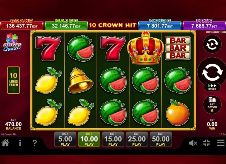 10 Crown Hit game - play for free