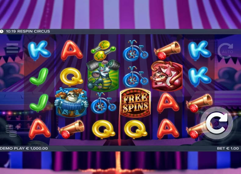 Respin Circus game - play for free
