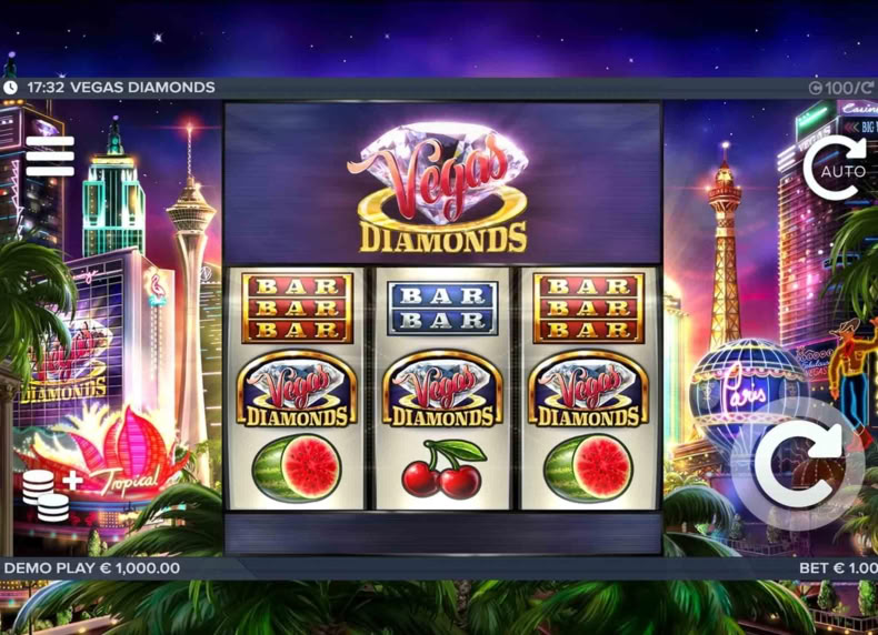 Vegas Diamonds game - play for free