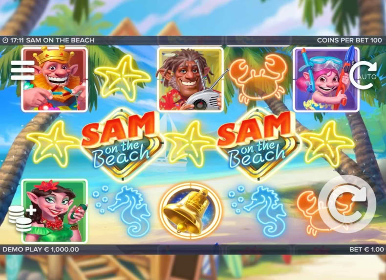 Sam on the Beach game - play for free