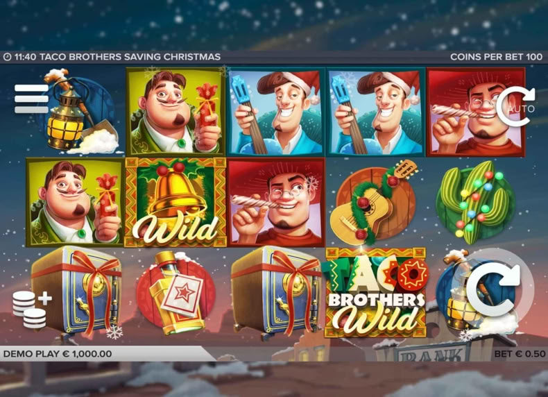 Taco Brothers Saving Christmas game - play for free