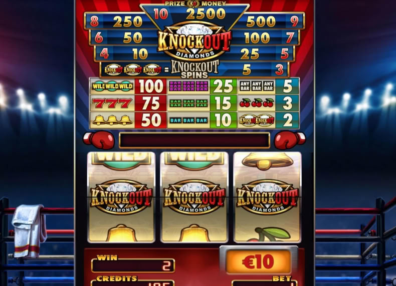 Knockout Diamonds game - play for free