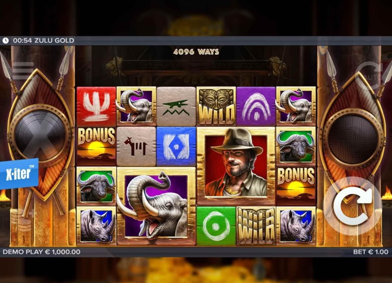 Zulu Gold game - play for free