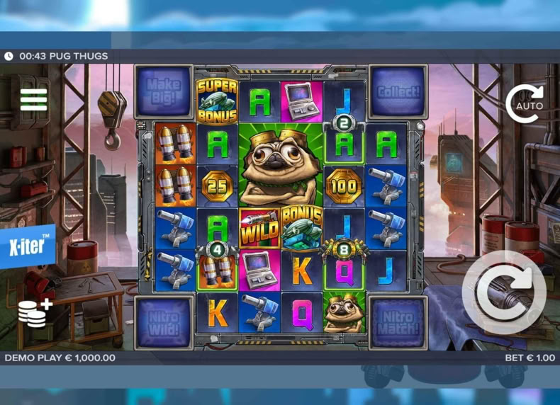 Pug Thugs of Nitropolis game - play for free
