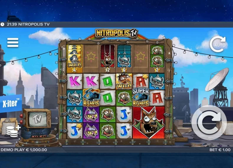 Nitropolis TV game - play for free