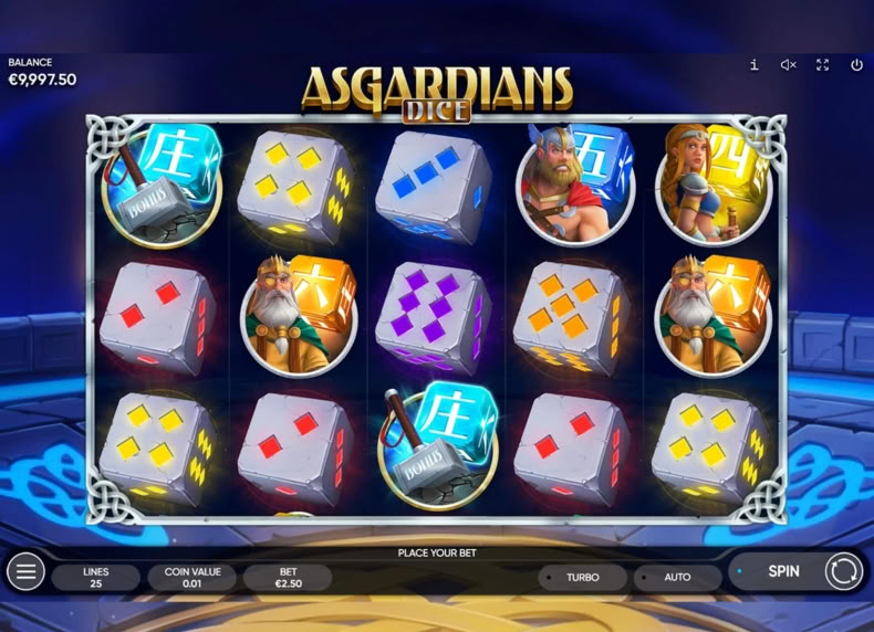 Asgardians Dice game - play for free