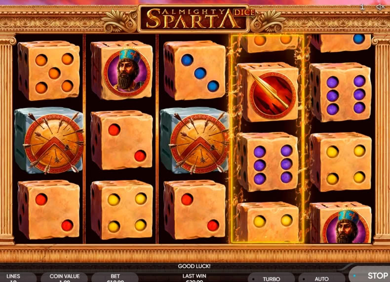 Almighty Sparta Dice game - play for free