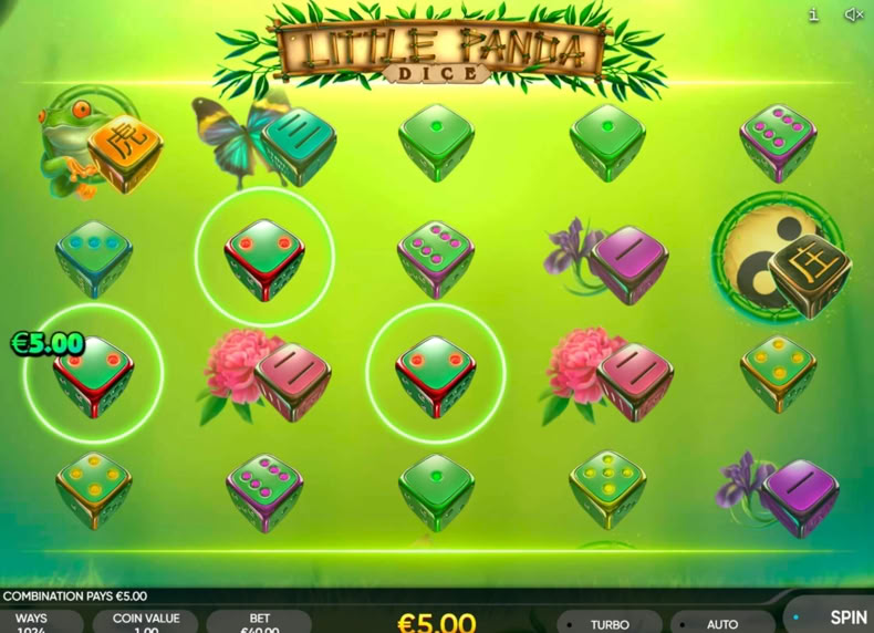 Little Panda Dice game - play for free