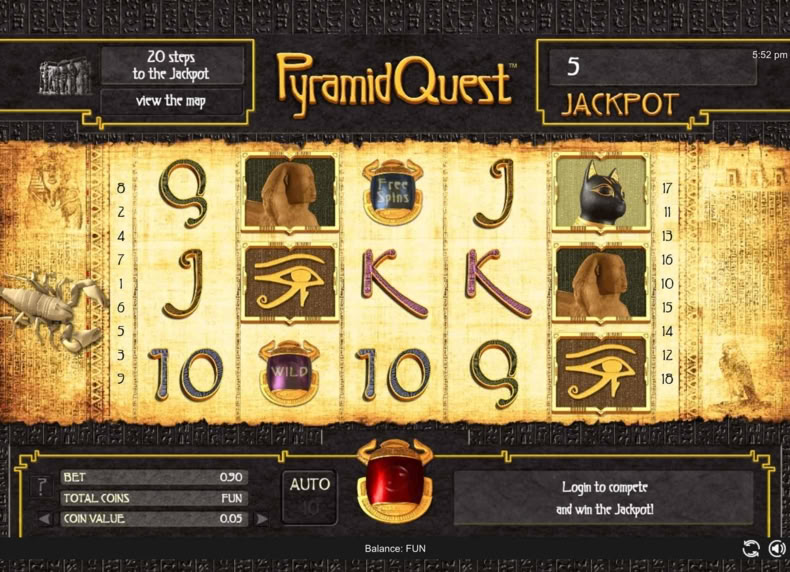 Pyramid Quest game - play for free