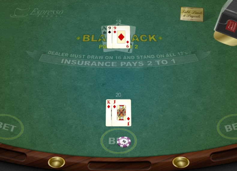 Classic Blackjack game - play for free
