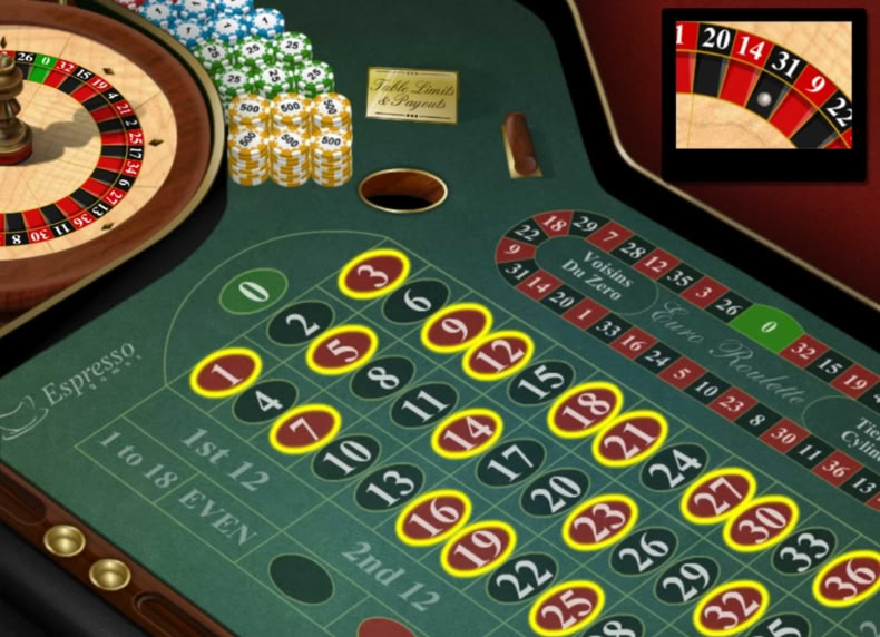 Euro Roulette game - play for free