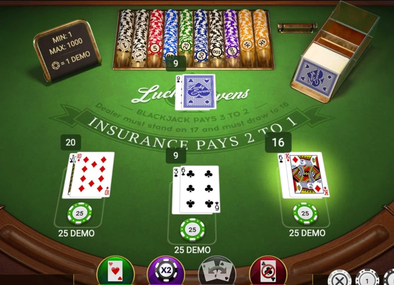 Blackjack: Lucky Sevens game - play for free