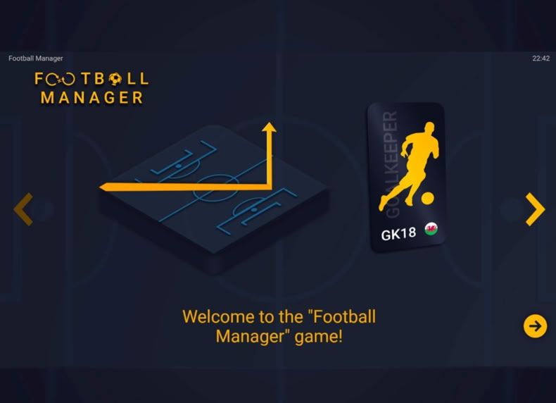 Football Manager game - play for free