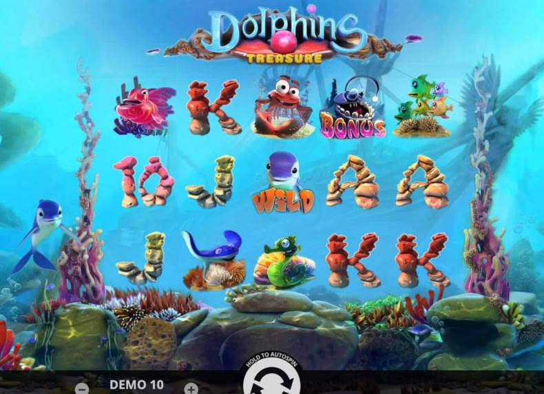 Dolphins Treasure game - play for free