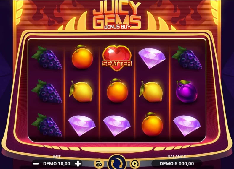 Juicy Gems Bonus Buy game - play for free