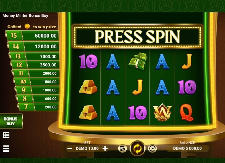 Money Minter Bonus Buy game - play for free