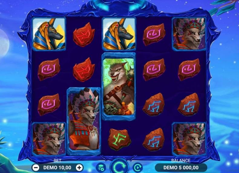 Wolf Hiding Bonus Buy game - play for free