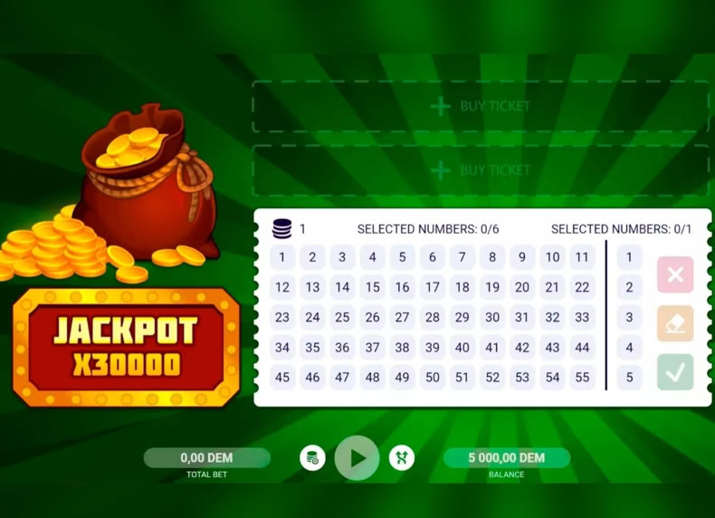 Lottery Ticket game - play for free