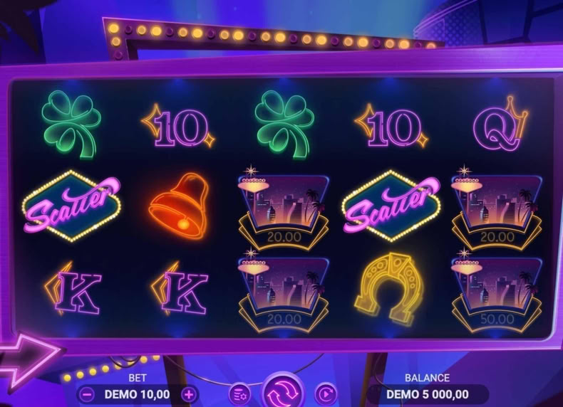 Neon Capital Bonus Buy game - play for free