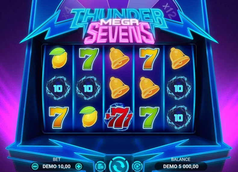 Thunder Mega Sevens game - play for free