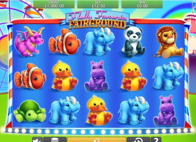 Fluffy Favourites Fairground game - play for free