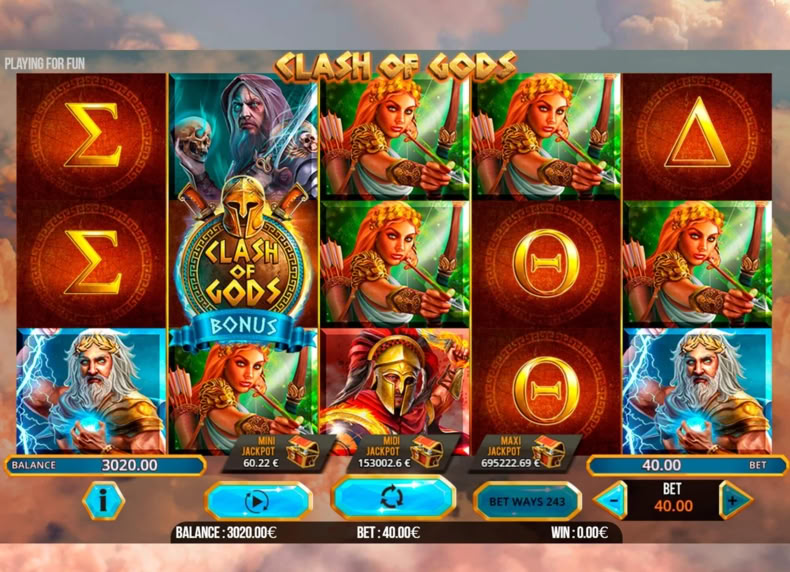 Clash of Gods game - play for free