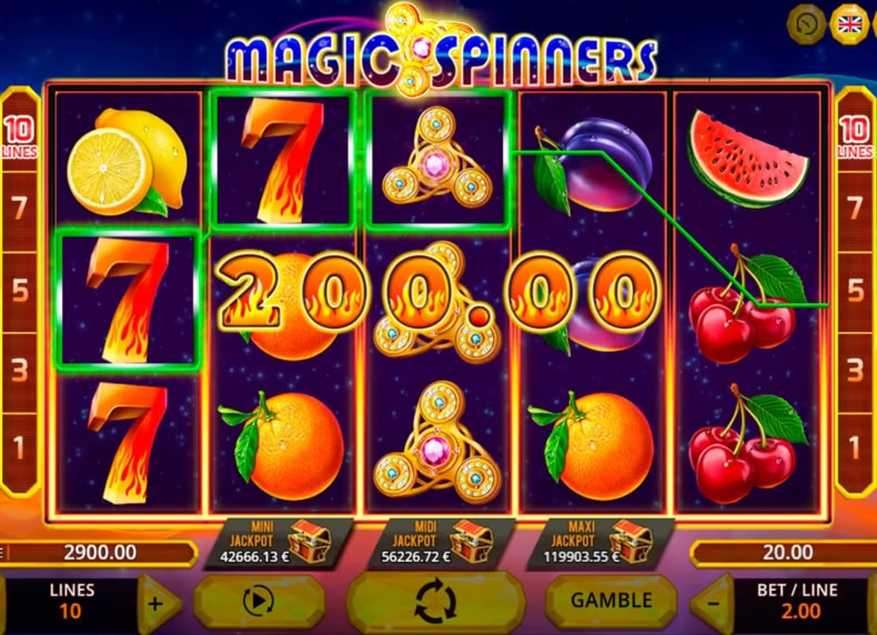 Magic Spinners game - play for free