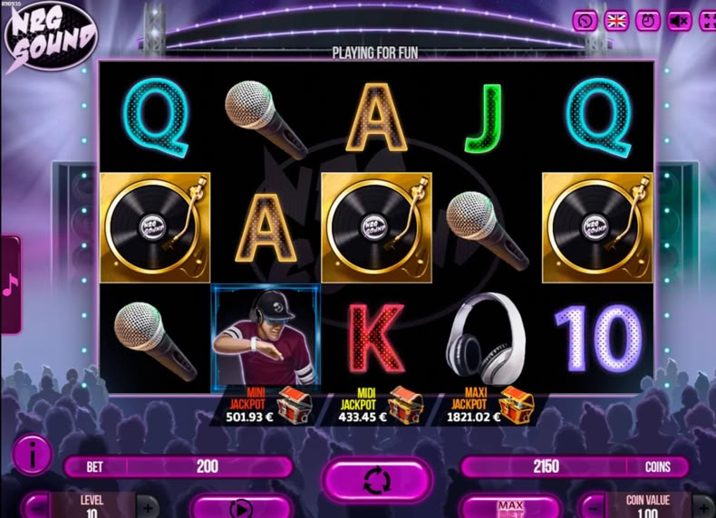 NRG Sound game - play for free