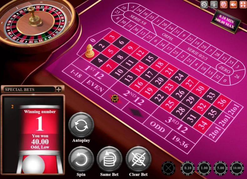 Neon Roulette game - play for free