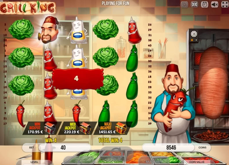 Grill King game - play for free
