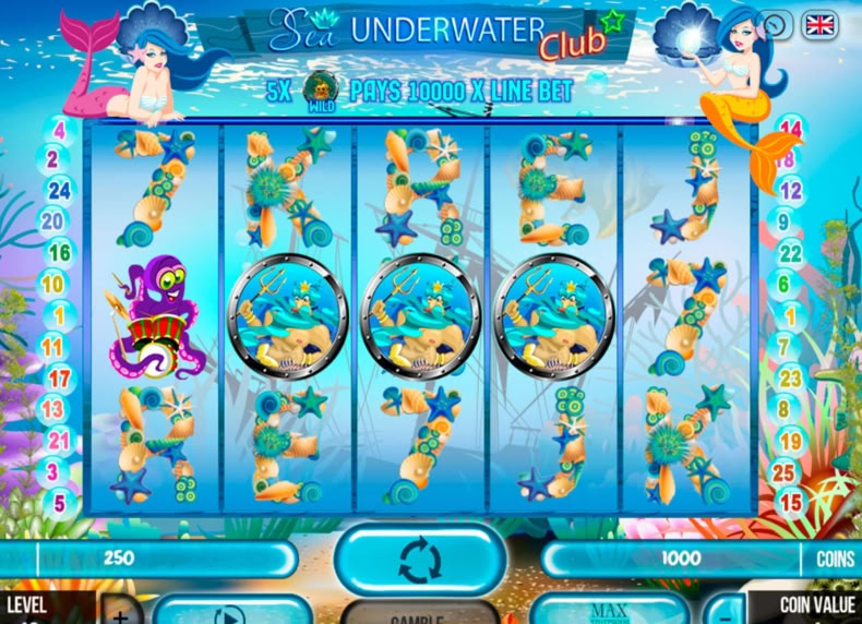 Sea Underwater Club game - play for free